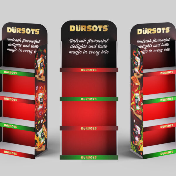 Dursots Branded FSU Display Shelf
