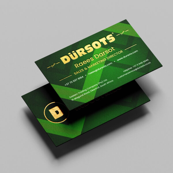 Dursots Business Card - Raees Darsot