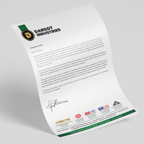 Dursots Letterhead