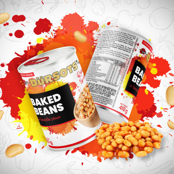 Dursots Baked Beans Product Display