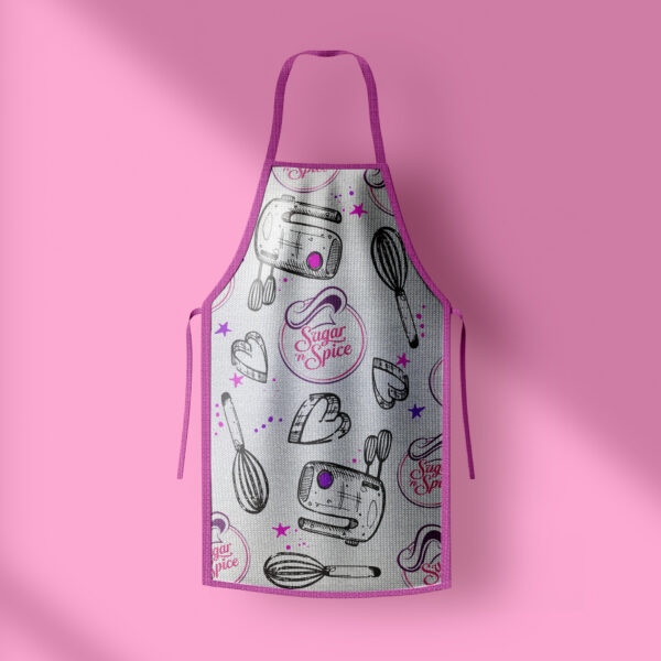 Sugar 'n Spice Apron Branding