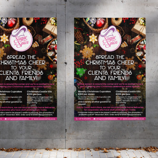 Sugar 'n Spice Christmas Wall Poster 1
