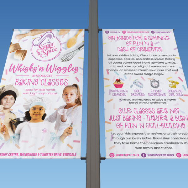 Sugar 'n Spice Bake Classes Banner