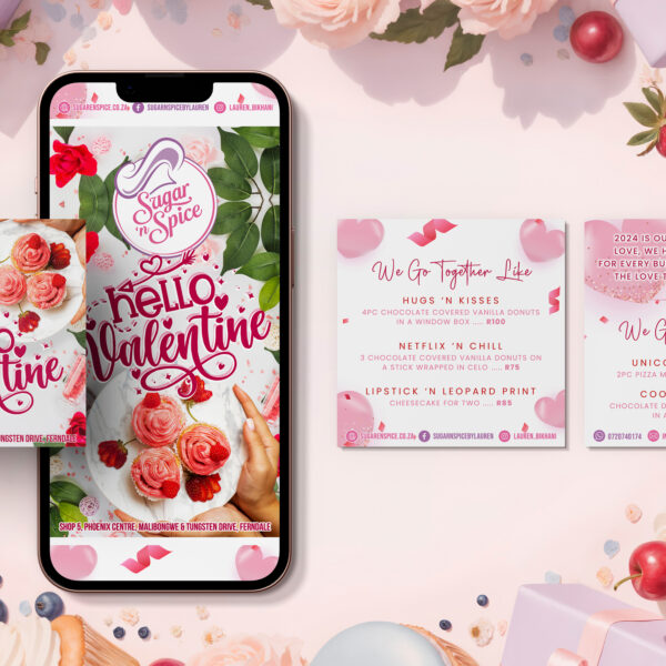 Sugar 'n Spice Social Media Advert - Valentines Day 1