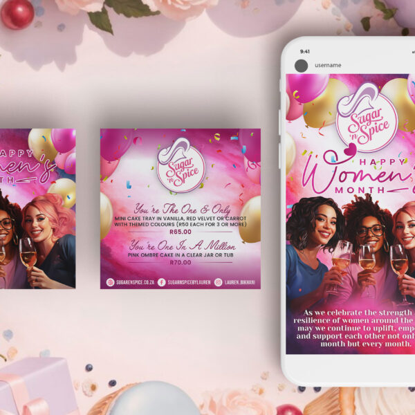Sugar 'n Spice Social Media Advert - Women's Day 1